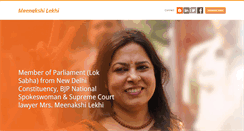 Desktop Screenshot of meenakshilekhi.com