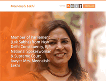 Tablet Screenshot of meenakshilekhi.com